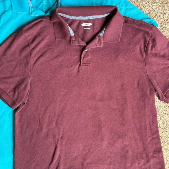 Men’s Old Navy Classic Fit Pique Polo Shirts - Bundle of 7 - Size Medium - Picture 7 of 9